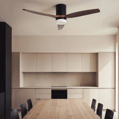 Ventilador de Techo con luz Silencioso DC Leros