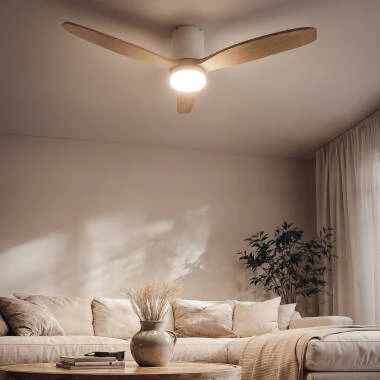 Imagen de Ventilador de Techo con luz Silencioso DC Leros