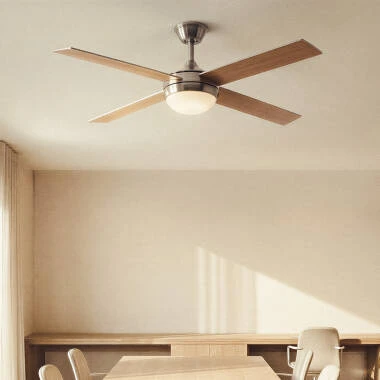 Ventilador de Techo con luz Silencioso DC aspas de madera Navy Evo