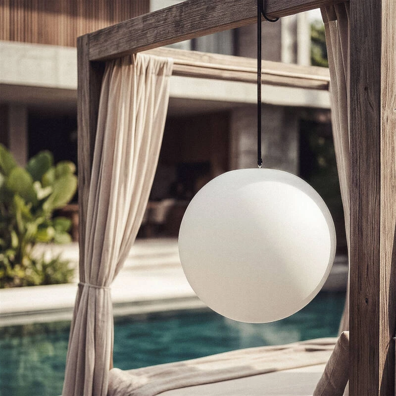 Candeeiro Suspenso Esférico Decorativo «Bola de Luz» LED RGB+CCT Evan Orb