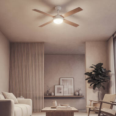 Imagem de Ventoinha de Teto com luz Silenciosa DC com aspas de madeira Navy Evo