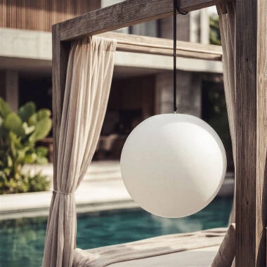 Imagem de Candeeiro Suspenso Esférico Decorativo Bola de Luz LED RGB Evan Orb