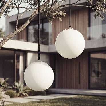 Fotografía del producto: Lámpara Colgante Esférica Decorativa Bola de Luz LED RGB+CCT Evan Orb