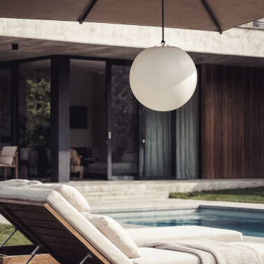 Candeeiro Suspenso Esférico Decorativo com Bola de Luz LED Evan Orb