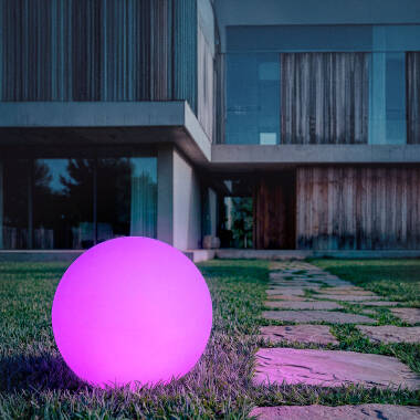 Imagen de Lámpara Esférica Decorativa Bola de Luz LED RGB Evan Orb