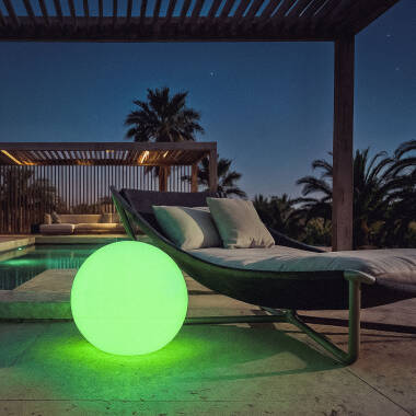 Imagen de Lámpara Esférica Decorativa Bola de Luz LED RGB Evan Orb