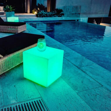 Imagen de Cubo LED RGBW Recargable Evan Cube