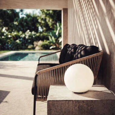 Lámpara Esférica Decorativa Bola de Luz Evan Orb