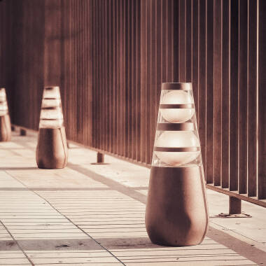 Imagen de Baliza Exterior LED 8W Superficie Pie 38cm Double-Dareh