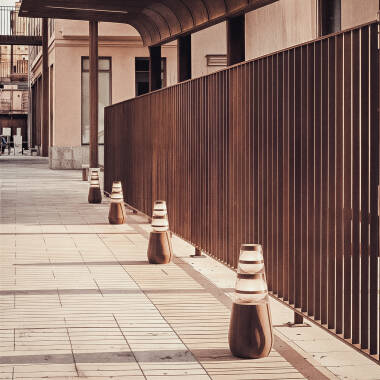 Imagen de Baliza Exterior LED 8W Superficie Pie 38cm Double-Dareh