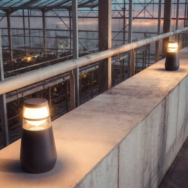 Imagen de Baliza Exterior LED 9W Superficie Pie 30cm Dareh