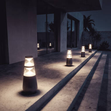 Imagen de Baliza Exterior LED 8W Superficie Pie 38cm Double-Danko