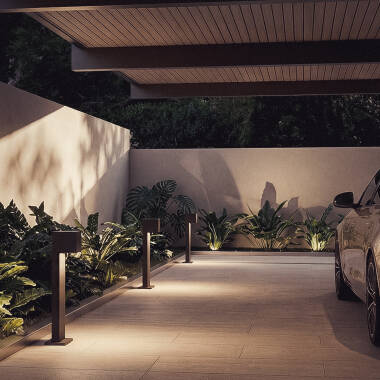 Imagen de Baliza Exterior LED 10W Superficie Pie 50cm Aluminio Denny M