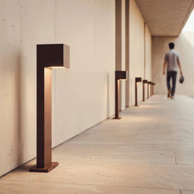 Baliza Exterior LED 10W Superfície de Pé 50cm Alumínio Iridix