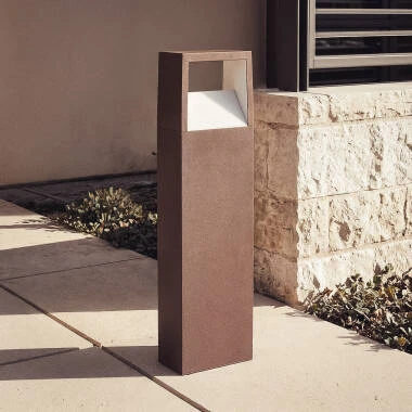 Baliza Exterior LED 9W Superfície de Pé 50cm Alumínio Sheffield