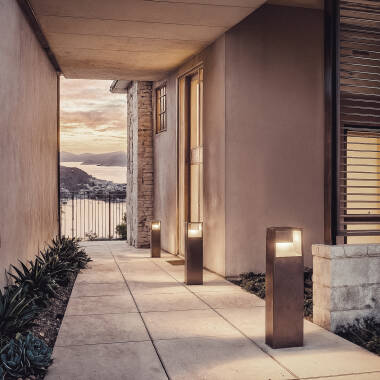 Imagen de Baliza Exterior LED 9W Superficie Pie 50cm Aluminio Sheffield