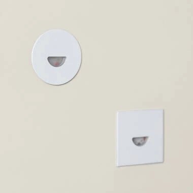 Imagen de Baliza Exterior LED 2W Empotrable Pared Cuadrado Blanco Guell