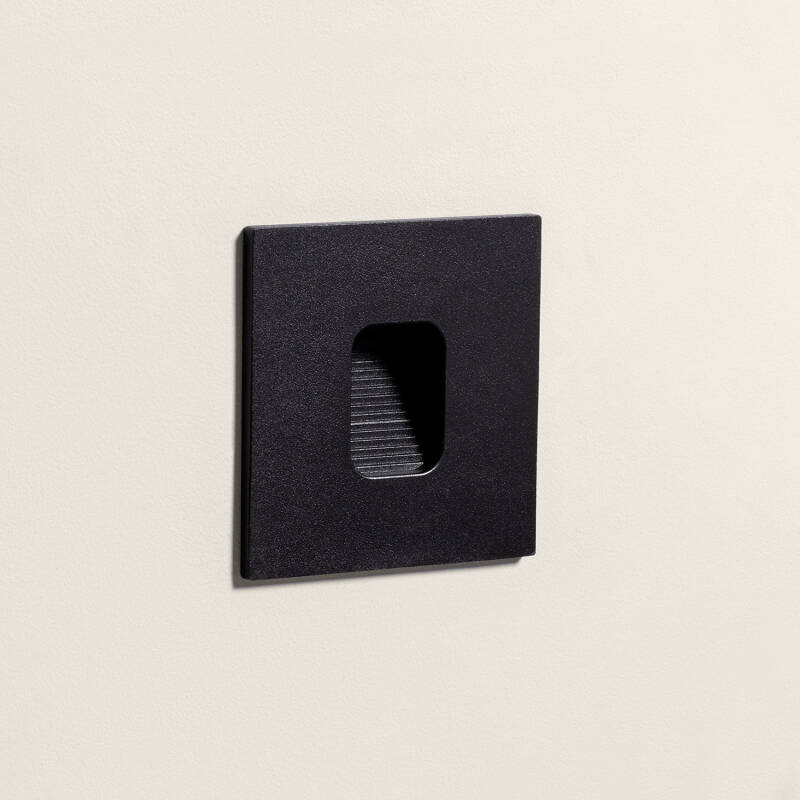 Imagem de Baliza Exterior LED 2W Encastrável Parede Quadrado Olite 