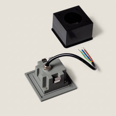 Imagem de Baliza Exterior LED 2W Encastrável Parede Quadrado Olite 