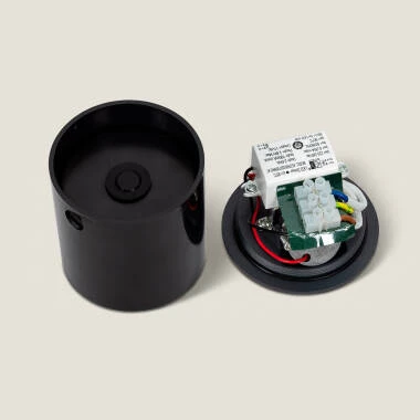 Imagen de Baliza Exterior LED 3W Empotrable Pared Circular Gris Boiler