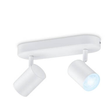 Lámpara de Techo LED Regulable CCT Seleccionable Smart WiFi+Bluetooth 4.9W Dos Focos WiZ Imageo