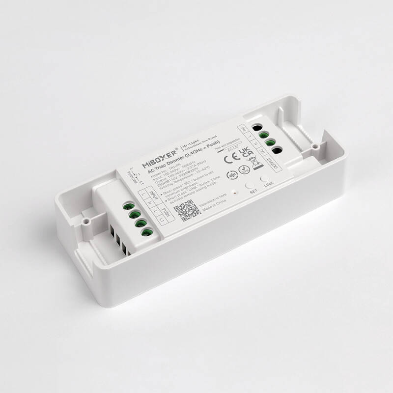 Imagem de Regulador LED TRIAC RF MiBoxer TRI-PR de Alta Potência Compatível com Botão