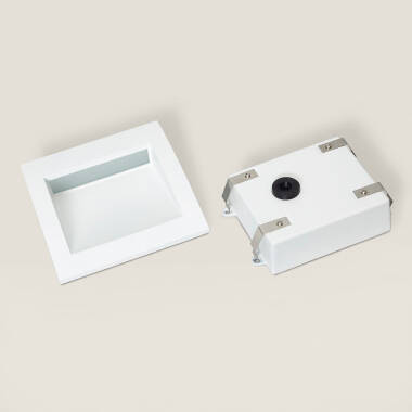 Imagen de Baliza Exterior LED 4W Empotrable Pared Cuadrado Blanco Natt
