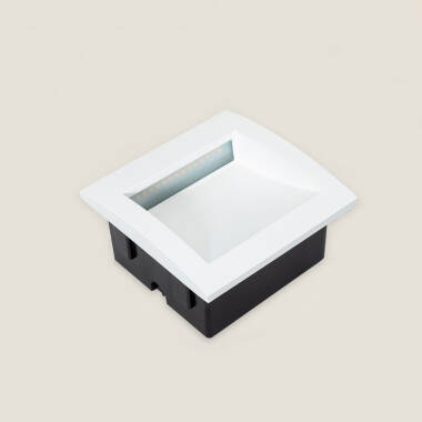 Imagen de Baliza Exterior LED 4W Empotrable Pared Cuadrado Aluminio Blanco Natt