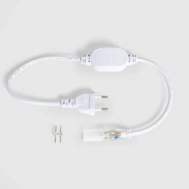 Cable Rectificador Manguera LED Redonda 220V AC IP65 Corte 100 cm