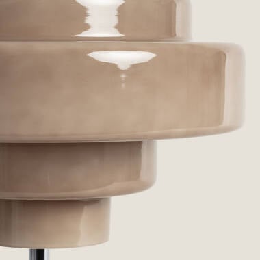 Imagem de Candeeiro de Mesa em Metal e Vidro Nova