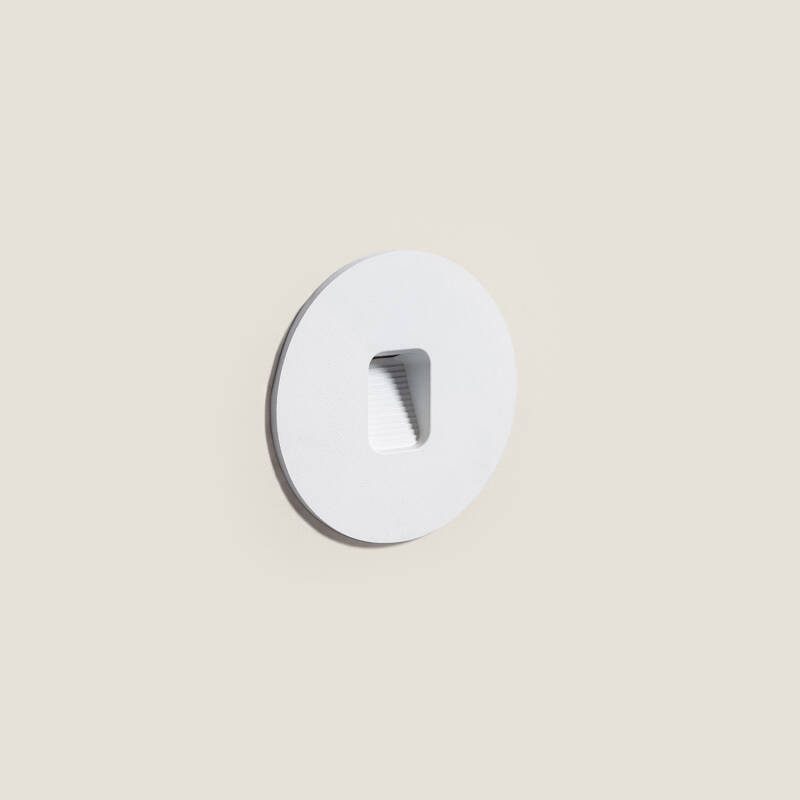 Imagem de Baliza Exterior LED 2W Encastrável Parede Circular Olite