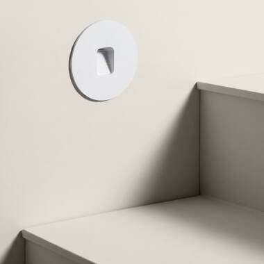 Imagem de Baliza Exterior LED 2W Encastrável Parede Circular Olite