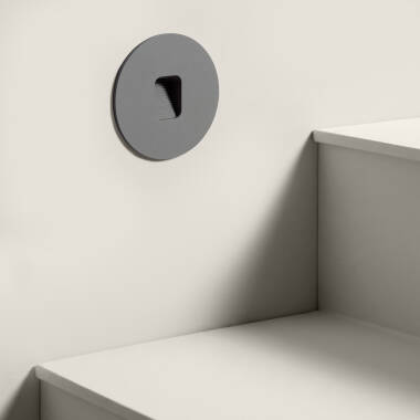 Imagen de Baliza Exterior LED 2W Empotrable Pared Circular Olite