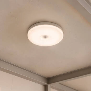 Plafón LED 12W Circular Ø216 mm con Sensor de Movimiento PIR