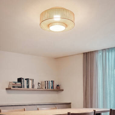 Imagen de Plafón de Techo de Cuerda de Algodón Alma