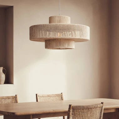 Lámpara Colgante de Cuerda de Algodón Alma