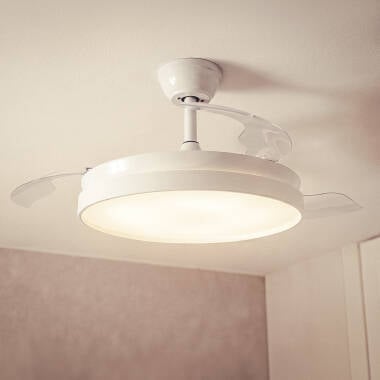 Imagen de Ventilador de Techo con luz Silencioso DC aspas retráctiles Kaios