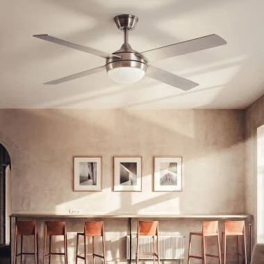 Ventilador de Techo con luz Silencioso DC aspas de madera Navy Evo