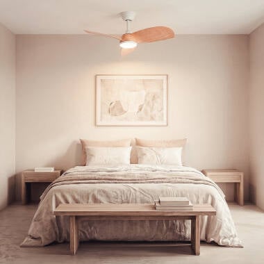 Imagen de Ventilador de Techo con luz Silencioso DC Poros Evo