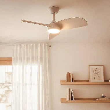 Ventilador de Techo con luz Silencioso DC Poros Evo