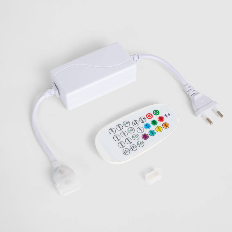 Imagen de Controlador para Tira LED Neón Regulable 220V RGB SFLEX8 con Mando RF