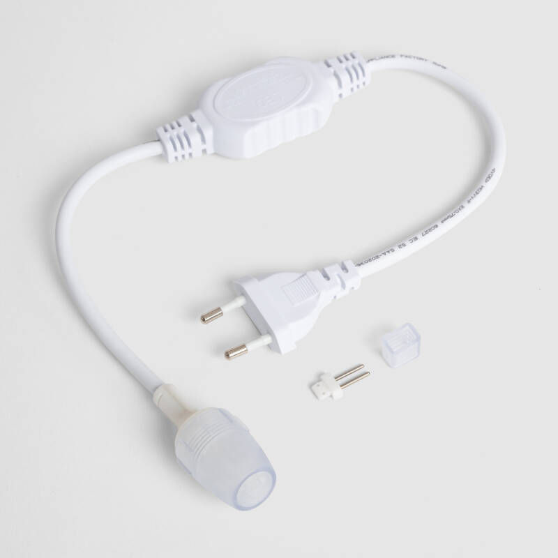 Imagem de Cabo Retificador Anti-puxões para Fita LED 220V AC SMD2835 IP65 Largura 12mm Monocor