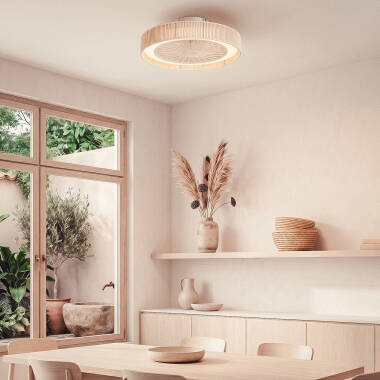 Imagen de Ventilador de Techo con luz Silencioso DC Algodón Alma