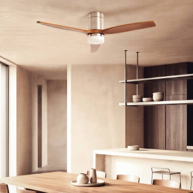 Ventilador de Techo con luz Silencioso DC Leros