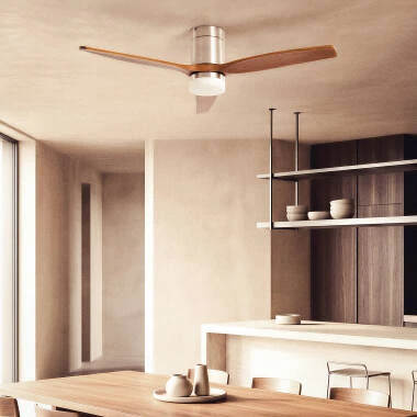 Ventilador de Techo con luz Silencioso DC Leros