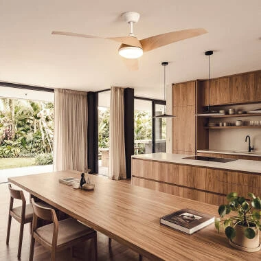 Imagem de Ventoinha de Teto com luz silenciosa DC Eubea