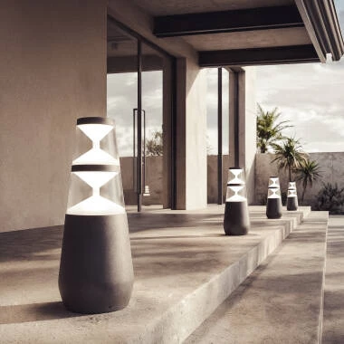 Baliza Exterior LED 8W Superficie Pie 38cm Double-Danko