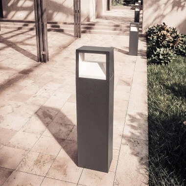 Baliza Exterior LED 9W Superfície de Pé 50cm Alumínio Sheffield