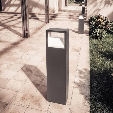 Imagen de Baliza Exterior LED 9W Superficie Pie 50cm Aluminio Sheffield