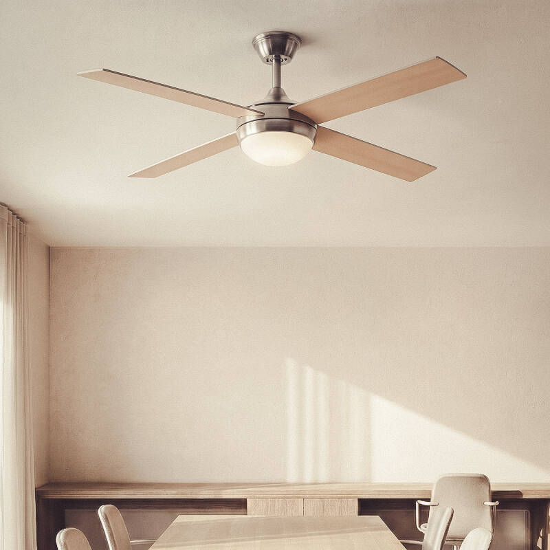 Ventilador de Techo con luz Silencioso DC aspas de madera Navy Evo